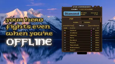 Official Lootborne trailer frame showing the victory screen naming both duellists